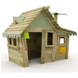 Wickey Spielhaus Casita - Kinderspielhaus aus Holz, Gartenhaus für Kinder, extrem witterungsbeständig - aus kesseldruckimprägniertem Massivholz - pastellgrün
