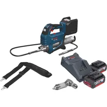 Bosch GFP 18V-10 Akku Fettpresse 18 V 10000 psi + 2x Akku 4,0 Ah + Ladegerät