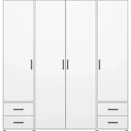 Rauch Drehtürenschrank VOYAGER 187 x 194 x 53 cm Weiß