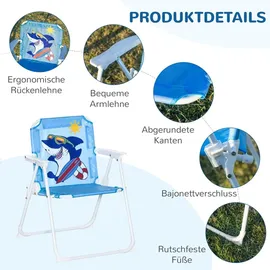 Outsunny Kindersitzgruppe 4-tlg. Blau