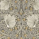 William Morris At Home Pimpernel Vliestapete 10 m x 0,52 m 0 g Grau 34193