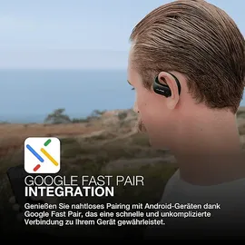 JLab JBuds Open Sport 2, In-ear Kopfhörer Bluetooth Schwarz