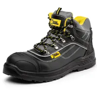 Black Hammer Sicherheitsstiefel Herren Leicht Arbeitsstiefel Stahlkappe Zwischensohle aus Stahl Sicherheitsschuhe für Arbeit Bequeme Arbeitsschuhe Wasserdicht Rutschfest Antistatisch S3 9944 (42 EU)