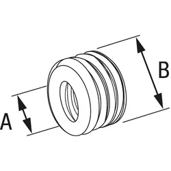 Reduziermuffe Typ: GRD 3/4''/M12