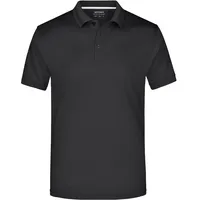 James & Nicholson Men's Polo High Performance Funktionspolo schwarz,
