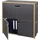 Tojo Bücherregal 76 x 32 x 38,5 cm Grau