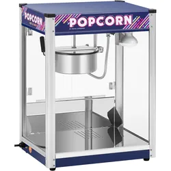 Popcornmaschine - 1350 W - 5 kg/h - blau - Royal Catering RCPR-1350