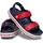 Crocs Crocband Cruiser Sandal K für Kinder Sandalen Navy/Varsity Red, 23/24