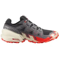 Salomon Speedcross 6 Herren Black/Fiery Red/Almond Milk 44 2/3