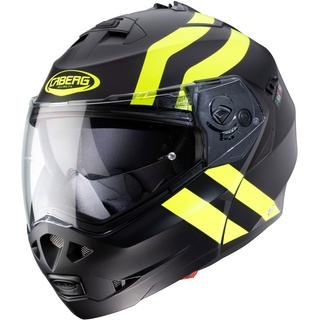 Caberg Duke II Superlegend, casque à bascule - Mat Noir/Jaune Néon - XS