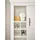 furn.design Highboard 105 x 146 cm Weiß / Pinie