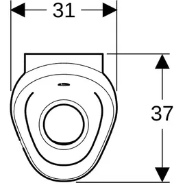 Geberit Preda Urinal (116074001)