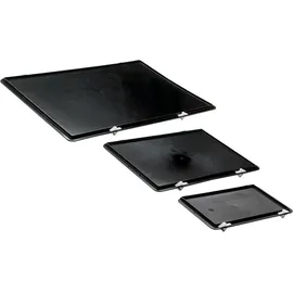 Ing. Alfred Häner GmbH LA-KA-PE Verschlussdeckel sw für Kastenmaß 200x100 mm