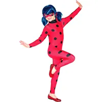 Rubies Rubie‘s IT620794 Kinder Kostüm Miraculous Ladybug Marienkäfer Gr. M (5-7 Jahre) Karneval