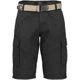 Lerros Bermudas »LERROS Cargobermuda inklusive Gürtel (Set), grau