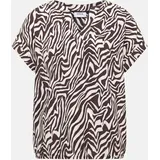 Cecil Bluse mit Zebra-Print Braun L