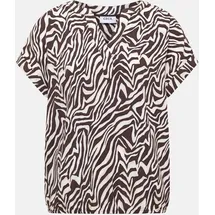 Cecil Bluse mit Zebra-Print Braun L