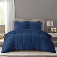 Luowei Ganzjahres Bettdecke 135x200cm Blau Warmer Bequem Daunendecke 200 GSM Weich Atmungsaktiv Langlebig Maschinenwaschbare Dicke Winter Bettdecke für Zuhause Wohnheim Camping
