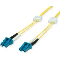 EasyLan LWL-LED-Patchkabel duplex 9/125μm OS2, LC/LC, gelb, 7,5 m