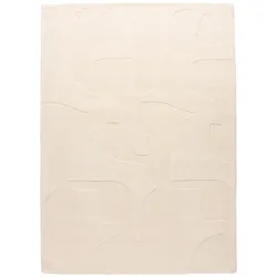 Wollteppich Bermudez Creme ca. 160x230cm