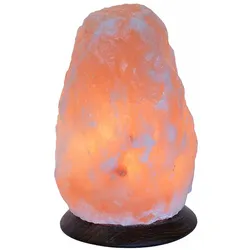 HIMALAYA SALT DREAMS Salzkristall-Tischlampe "Rock", orange, H: 17cm, Lampen, Handgefertigt aus Salzkristall - jeder Stein ein Unikat, ca.1,7 kg