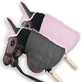 OEM Wendbare Decke und Ohrenschützer, Rosa und Grau