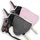 OEM Wendbare Decke und Ohrenschützer, Rosa und Grau
