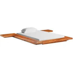 vidaXL Futonbett Japanisch Akazie Massivholz 100x200 cm