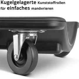STAHLWERK Rollbrett Kunststoff schwarz 500 kg