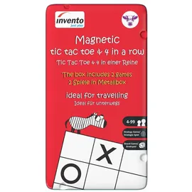 Invento Just Play Magnetspiel Tic Tac Toe & 4 in a Row