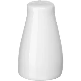 HENDI Salz- und Pfefferstreuer Set, 2er Set: 1x Salzstreuer, 1x Pfefferstreuer, ø42x(H)80mm, Porzellan, Weiß