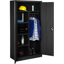 Tectake Spind mit 6 Fächern, 180 x 80 x 40 cm