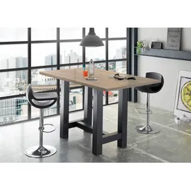 Mäusbacher Bartisch 160 x 105 x 70 cm Schwarz
