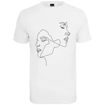 Mister Tee Ladies One Line - Weiß - M