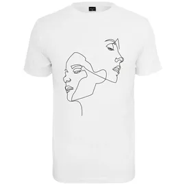 Mister Tee Ladies One Line - Weiß - M