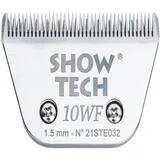 Show Tech Pro Wide Scherklinge zum Aufstecken, breite Breite für größere Rassen, ultrafeine Oberfläche, Karbonstahl, #10W