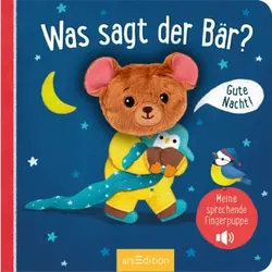 arsEdition Meine sprechende Fingerpuppe: Was sagt der Bär?