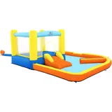 BESTWAY H2OGO!TM Wasserpark Beach Bounce mit Dauergebläse 365 x 340 x 152 cm