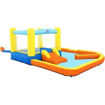 BESTWAY H2OGO!TM Wasserpark Beach Bounce mit Dauergebläse 365 x 340 x 152 cm