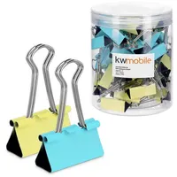 Kwmobile 50x Foldback Klammern Set - 50x 32mm -