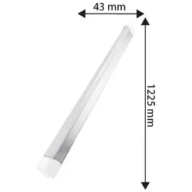 Blulaxa Led-deckenleuchte, Lichtleiste, 18 W, 1700 lm, 4000 K, 120 cm, IP20