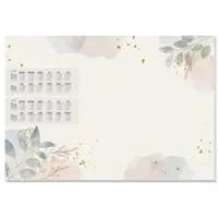 Sigel Papier-Schreibunterlage »Pastel Garden« 30 Blatt mit Kalendarium für 2026 / 27 mehrfarbig