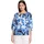 Betty & Co Schlupfbluse mit Print Blau/Weiß 36