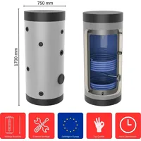 Feueranker Brauchwasserspeicher 500 Liter SP-1-500 Standspeicher Warmwasserspeicher Boiler