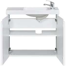 WELLTIME »Merida« Gästebad Badmöbel mit reduzierte Tiefe, Breite 60 cm