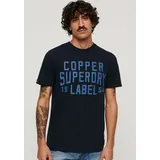 Superdry T-Shirt »COPPER LABEL WORKWEAR TEE«, Gr. M, eclipse navy, , 32987759-M