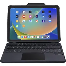 DEQSTER Rugged Keyboard Folio 10.9" (10. Gen.), QWERTZ, Deutsch, Trackpad,