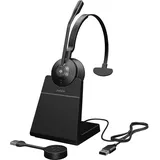 JABRA Engage 55 MS (Kabellos, USB-A), Office Headset, Schwarz