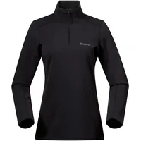 Bergans Damen Midtli Half Zip Pullover (Größe XL, schwarz)