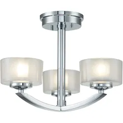 Meridian Deckenleuchte chrom poliert Hinkley HK-MERIDIAN-SF-BATH-PC